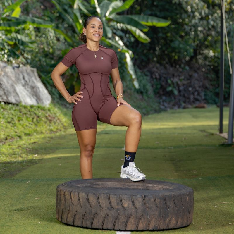 Combinaison Short Liserets