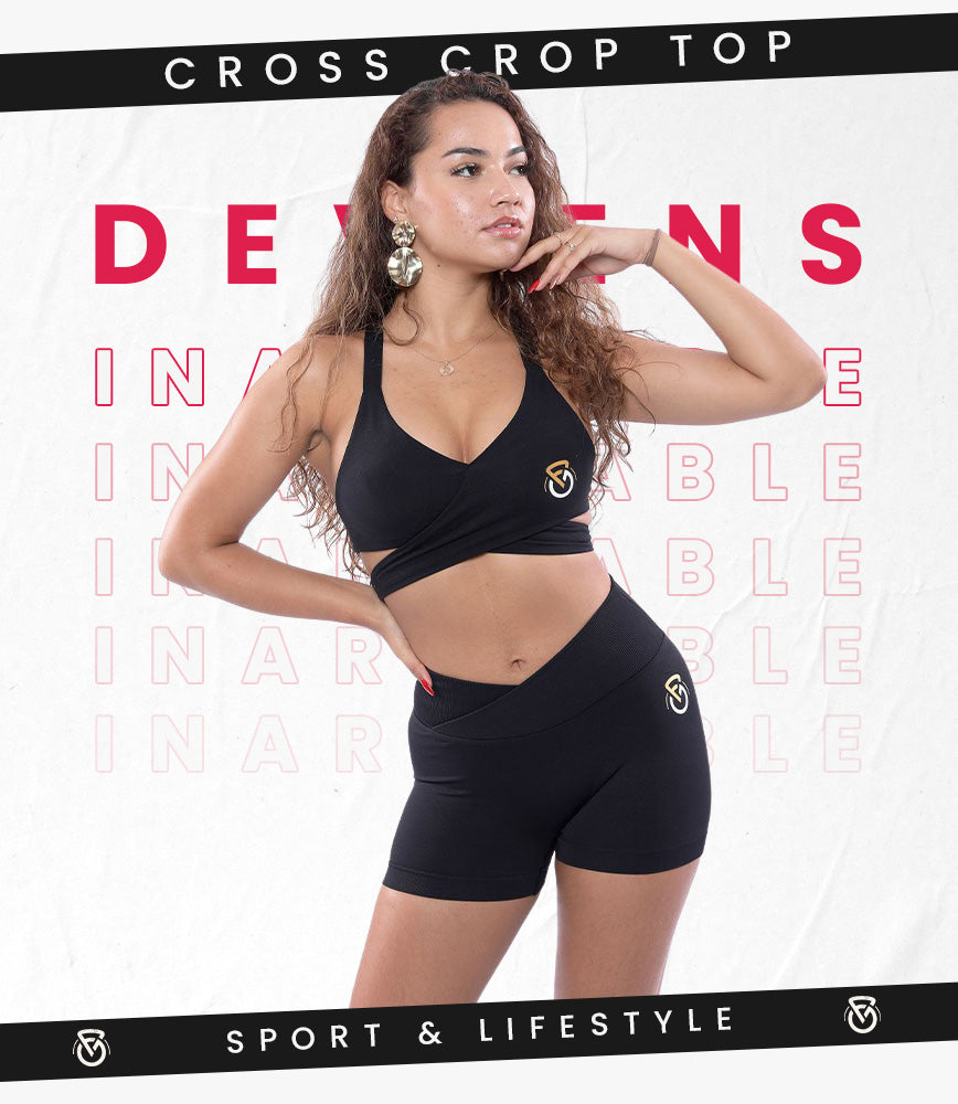 | Cross Crop Top : brassière