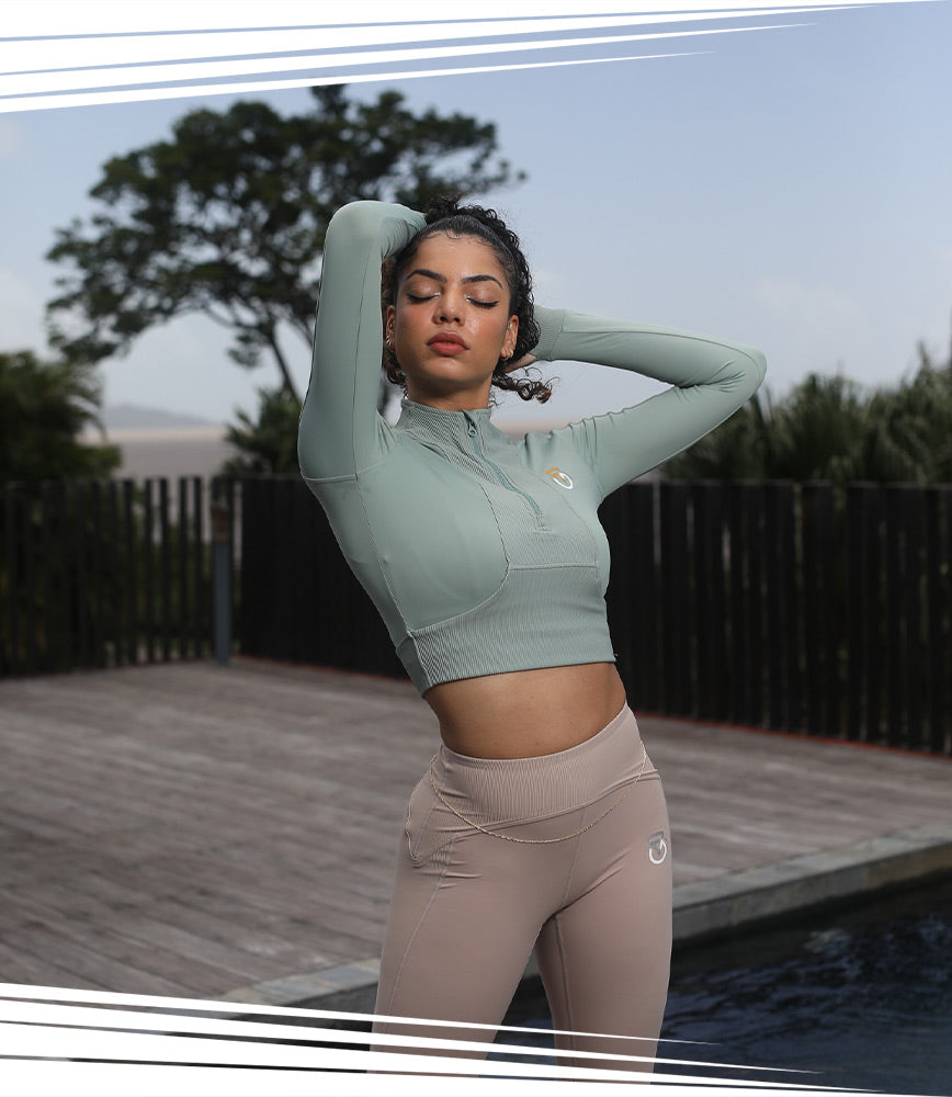 | Crop Top Manches longues